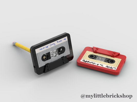 [PRE-ORDER CLOSED] Black Cassette Tape with Deluxe Building Kit