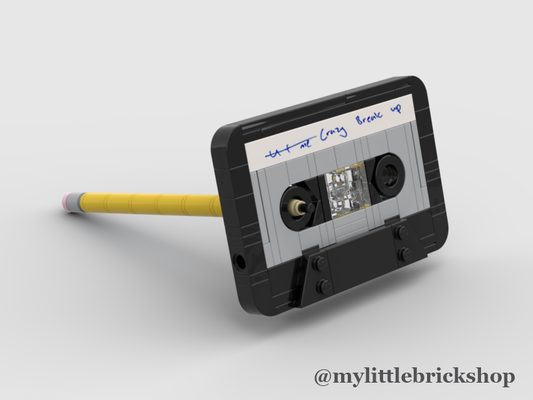 [PRE-ORDER CLOSED] Black Cassette Tape with Deluxe Building Kit