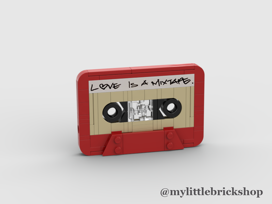 {PRE-ORDER CLOSED] Red Cassette Tape Building Kit