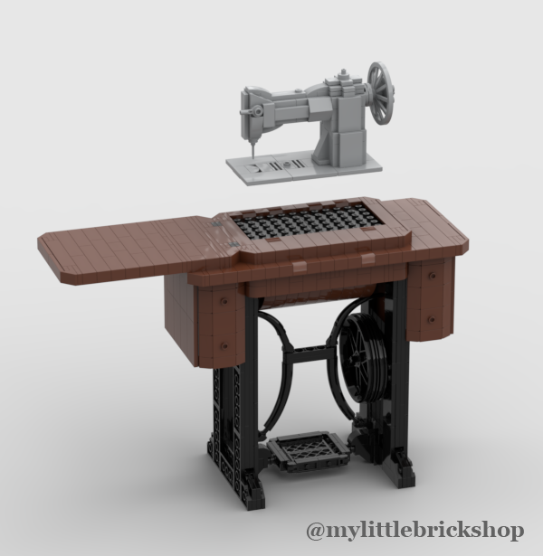 [PRE-ORDER] Retro Singer Sewing Machine Table Only (Sewing Machine Not Included)